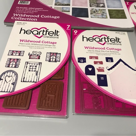 New unopened Heartfelt Creation Wildwood Cottage Collection - Picture 2 of 5